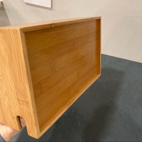 Pampered Chef bamboo charging station organizer - Picture 11 of 13